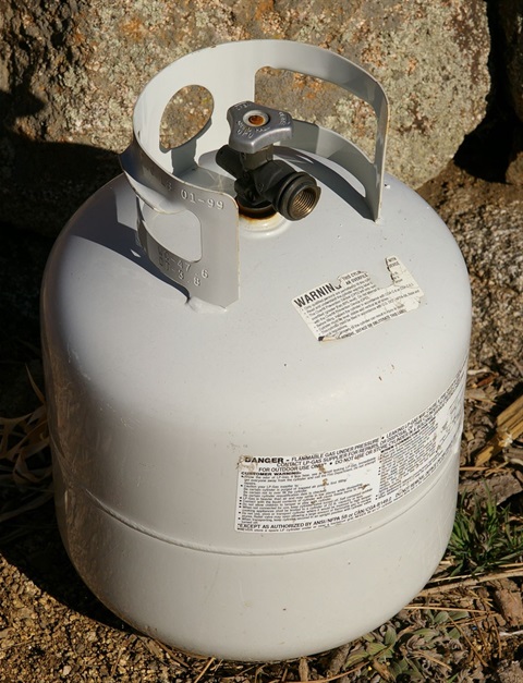 This is a photo of a propane gas tank.